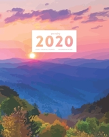 2020 Weekly & Monthly View Planner: Jan 1, 2020 to Dec 31, 2020 12-Month Daily Productivity Agenda with Inspirational Quotes & Habit Tracker - Great Smoky Mountains National Park 1713228963 Book Cover