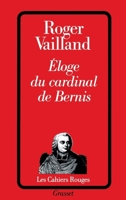 Eloge du cardinal de Bernis 2246175623 Book Cover