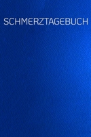 Schmerztagebuch: Leder Optik blau – Der Begleiter gegen den Schmerz als Schmerztagebuch auf vorgefertigten Seiten für 90 Tage (German Edition) 1661176399 Book Cover