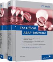 The Official ABAP Reference 1592290396 Book Cover