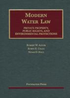 Modern Water Law 160930232X Book Cover