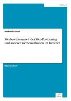 Werbewirksamkeit Des Web-Positioning Und Anderer Werbemethoden Im Internet 3838655591 Book Cover