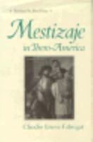 Mestizaje in Ibero-America 0816512191 Book Cover