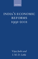 India's Economic Reforms 1991-2001 0198290780 Book Cover