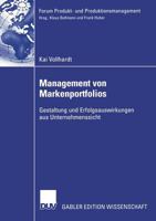 Management Von Markenportfolios 3835007890 Book Cover