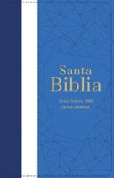 Biblia RVR 1960 Letra Grande Tamaño Manual Tricolor Azúl Claro Crema Claro Azúl Marino con Cierre e Índice ( Bible RVR 1960 Large Print Handsize ... Blue Indexed with Zipper (Spanish Edition) 8418853379 Book Cover