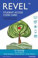 Revel for Psychology: Core Concepts -- Access Card 0134190882 Book Cover