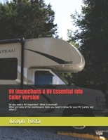RV Inspections & RV Essential Info - Color Version B08ZFKGDBB Book Cover