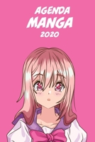 Agenda Manga 2020 [Semanalmente] [6x9]: Anime Manga Calendario Planificador Organizador para la productividad y el uso del tiempo, chica rosa pelo rosa fondo rosa 1676279091 Book Cover