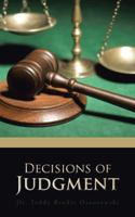 Decisions of Judgment 1496932943 Book Cover