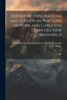 Report of Explorations and Surveys in Portions of York and Carleton Counties, New Brunswick: 1884 1022249002 Book Cover