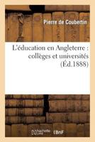 L'Education En Angleterre 1546992820 Book Cover