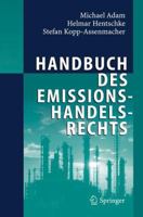 Handbuch Des Emissionshandelsrechts 3540236406 Book Cover