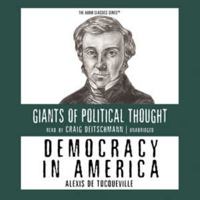 Democracy in America - Alexis de Tocqueville 0786169796 Book Cover