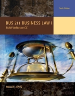 BUS 211 Business Law I SUNY Jefferson CC Miller/Jentz 1285911032 Book Cover