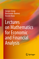 Lectures on Mathematics for Economic and Financial Analysis 3031833384 Book Cover