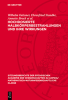 Hochdosierte Halbkörperbestrahlungen Und Ihre Wirkungen 3112725727 Book Cover