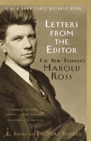 Letters from the Editor: The New Yorker's Harold Ross (Modern Library Paperbacks) 0375503978 Book Cover