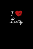 I love Lucy: Notebook / Journal / Diary - 6 x 9 inches (15,24 x 22,86 cm), 150 pages. For everyone who's in love with Lucy. 1089458363 Book Cover