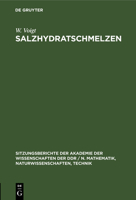 Salzhydratschmelzen 311255177X Book Cover