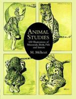 Animal Studies: 550 Illustrations of Mammals, Birds, Fish and Insects (Dover Pictorial Archive Series) 0486402665 Book Cover