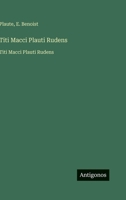 Titi Macci Plauti Rudens: Titi Macci Plauti Rudens (French Edition) 3563752036 Book Cover