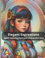 Elegant Expressions Adult Coloring Portraits of Graceful Girls B0CFZBYH8N Book Cover