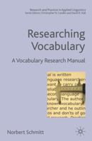 Researching Vocabulary 1403985359 Book Cover