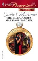 The Billionaire's Marriage Bargain 0373688997 Book Cover