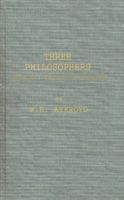 Three Philosophers: Lavoisier, Priestley and Cavendish 0837128900 Book Cover