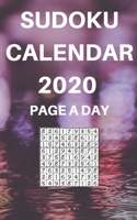 sudoku calendar 2020 page a day: sudoku printable with answers 165041403X Book Cover