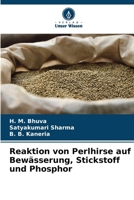 Reaktion von Perlhirse auf Bewässerung, Stickstoff und Phosphor (German Edition) 6202429836 Book Cover
