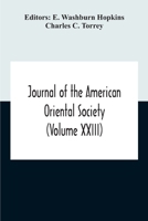 Journal Of The American Oriental Society 9354189725 Book Cover