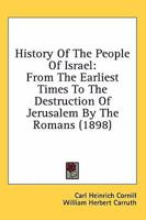 History of the People of Israel 1016315473 Book Cover