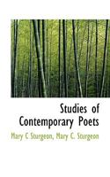 Studies of Contemporary Poets 1163916684 Book Cover