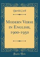 Modern Verse in English 1900-50 B0000CK4HN Book Cover