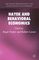 Hayek and Behavioral Economics 0230301169 Book Cover
