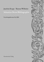 Sebastian Brant Bibliographie: Forschungsliteratur Bis 2016 3447111526 Book Cover