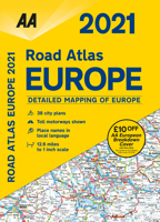 Road Atlas Europe 2021 0749582480 Book Cover