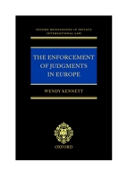 The Enforcement of Judgments in Europe 0198298196 Book Cover