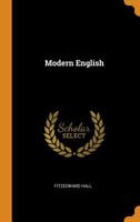Modern English 1017886261 Book Cover