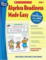 Algebra Readiness Made Easy: Grade 1: An Essential Part of Every Math Curriculum 0439839246 Book Cover