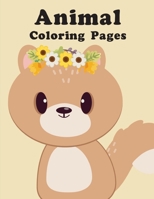 Animal Coloring Pages: picture books for seniors baby 1710205415 Book Cover