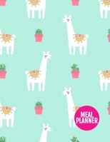 Meal Planner: Cute Year 365 Daily - 52 Week Calendar Meal Planner Daily Weekly and Monthly For Track & Plan Your Meals Food Planning | Large 8.5 x 11 Inch | 110 Pages - AXL 0009123 1710862866 Book Cover