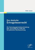 Das Deutsche Ertragsteuerrecht 3836696134 Book Cover