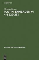 Plotin, Enneaden VI 4-5 [22-23]: Ein Kommentar 3598776624 Book Cover