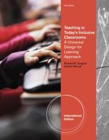Teaching in Today's Inclusive Classrooms: A Universal Design for Learning Approach 1133489737 Book Cover