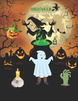 Halloween Coloring Book for Adults: A Halloween Designs Coloring Book Gift for Adults B08KBQS8XC Book Cover