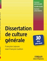 Dissertation de culture générale 270813762X Book Cover