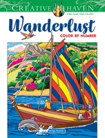 Creative Haven Wanderlust Color by Number 0486850277 Book Cover